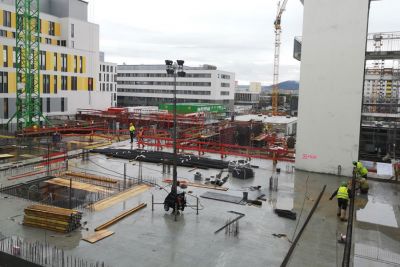 Universitätsklinikum Jena Gebäude A5, Baustellenansicht
